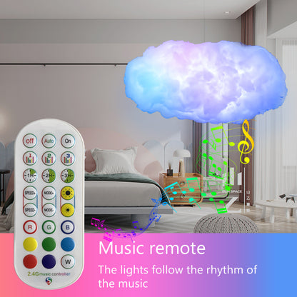 3D RGBIC Clouds Bedroom Light