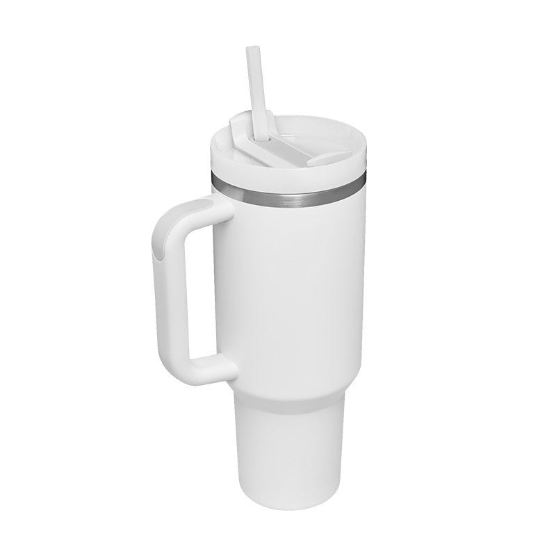 Tumbler With Handle Straw Insulated