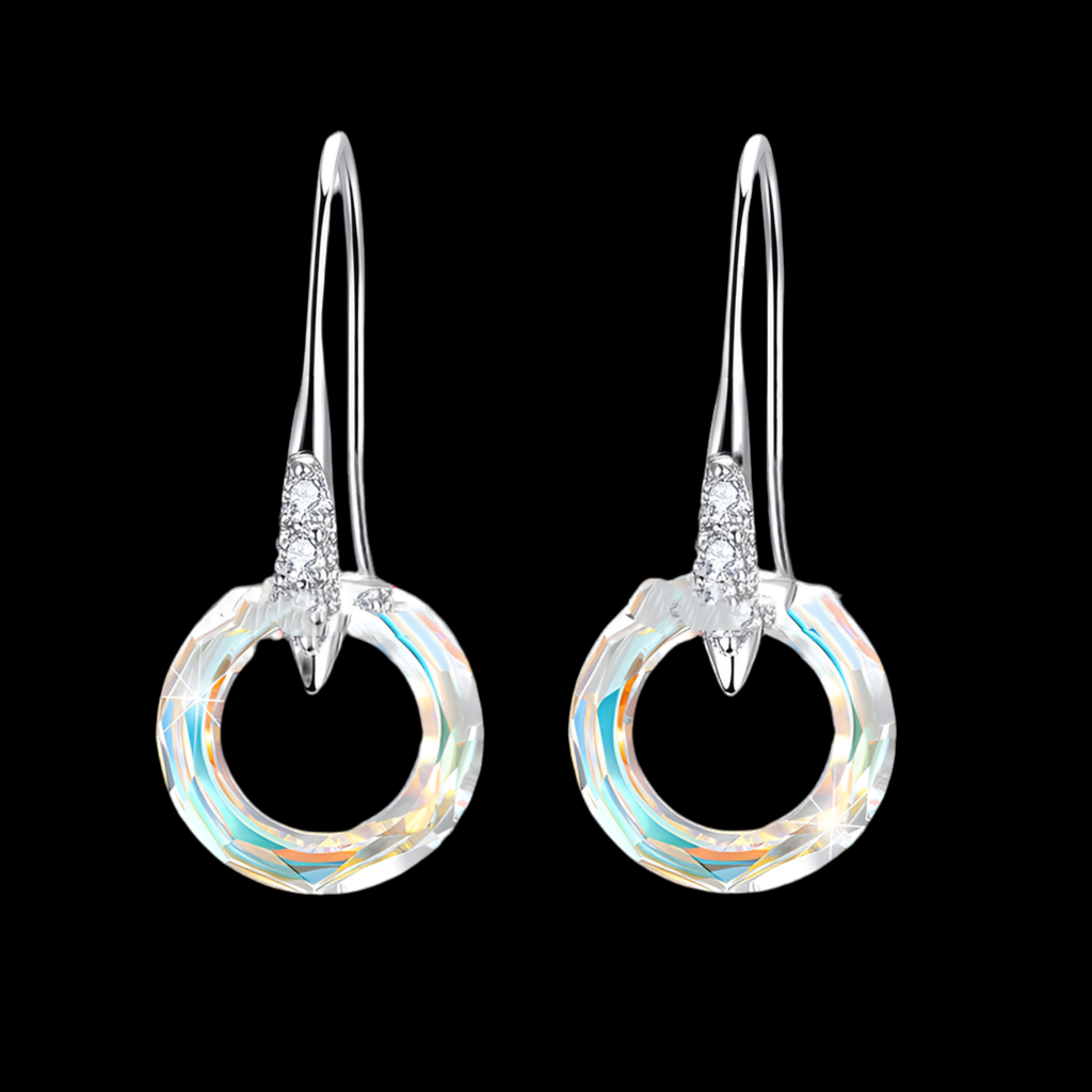 S925 Diamond Ear Hook Earrings