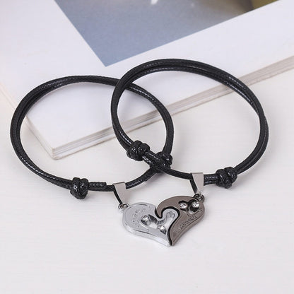 Love lock bracelet jewelry