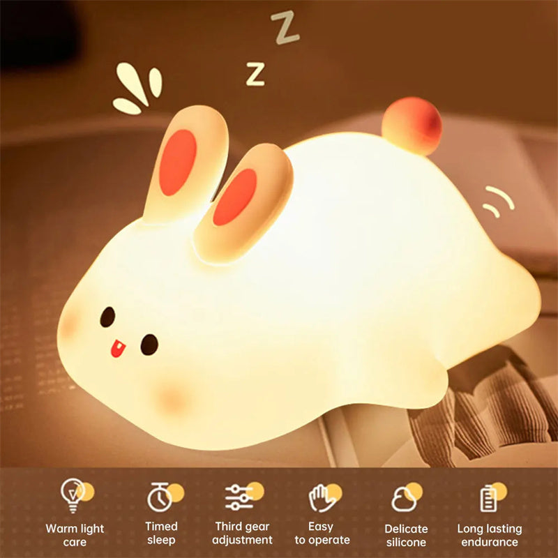 Cute LED Bunny Night Light