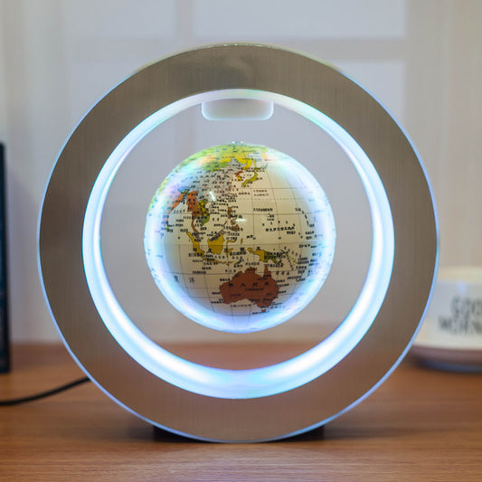 Anti Gravity Magic Round LED World Map