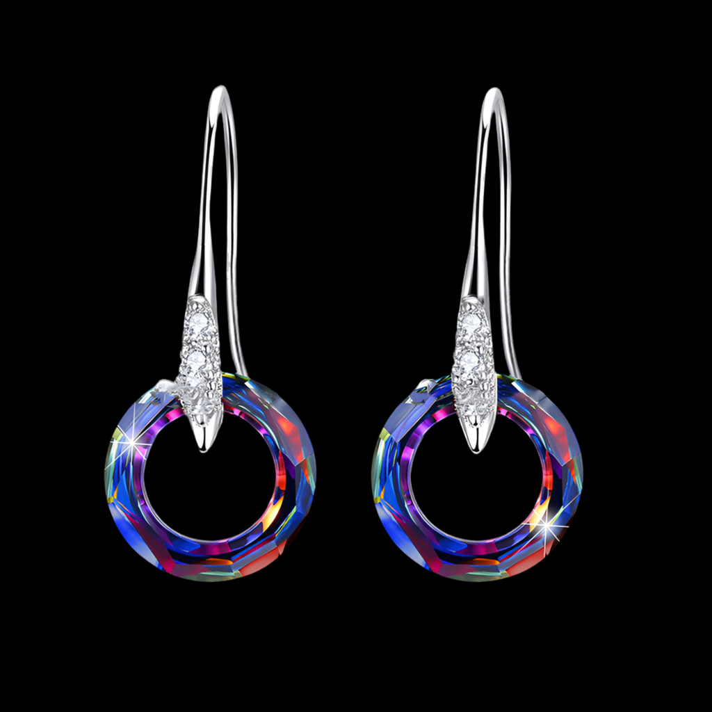 S925 Diamond Ear Hook Earrings