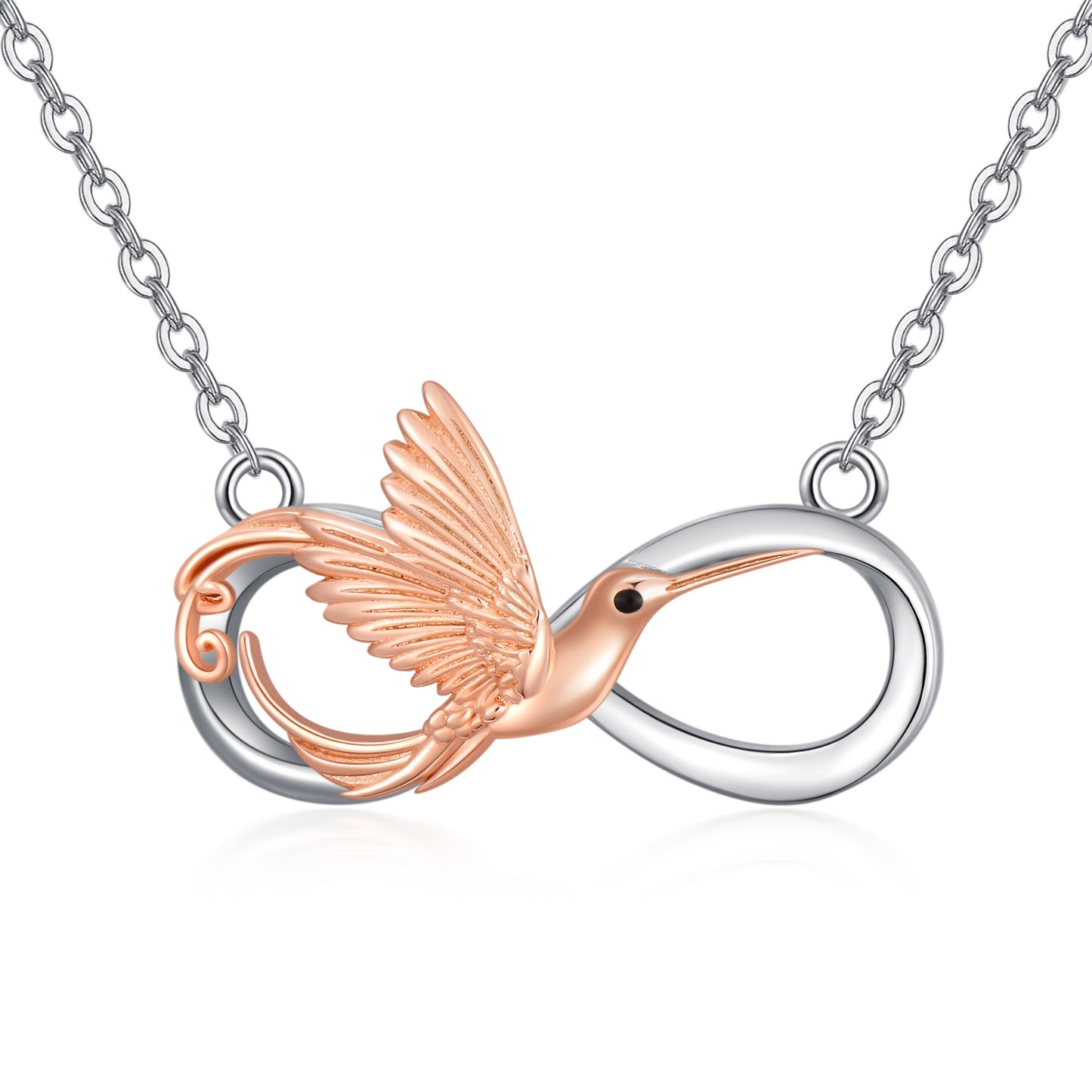 Hummingbird Infinity Necklace