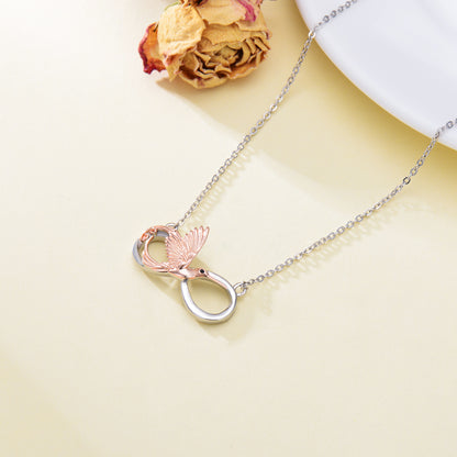 Hummingbird Infinity Necklace