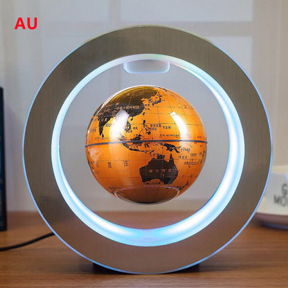 Anti Gravity Magic Round LED World Map