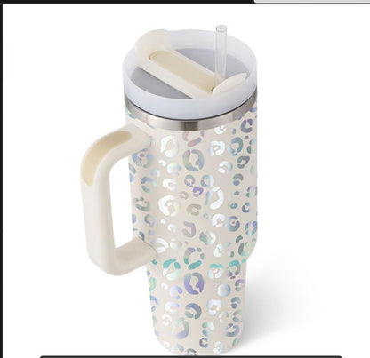 Tumbler With Handle Straw Insulated