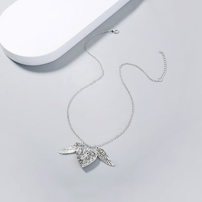 Jewelry Fashion Creative Angel Wing Love Glow Necklace