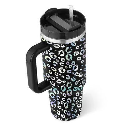 Tumbler With Handle Straw Insulated