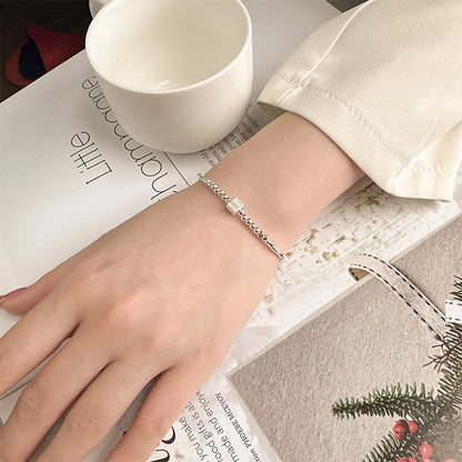 Fashion Silver Square Bracelet For Women