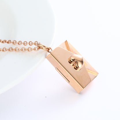 Heart Envelope Necklace