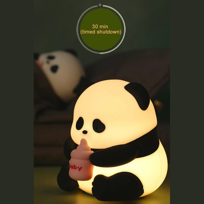 Cute Panda Silicone Night Light