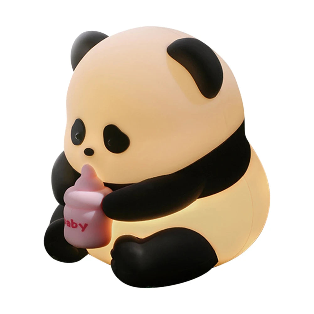 Cute Panda Silicone Night Light