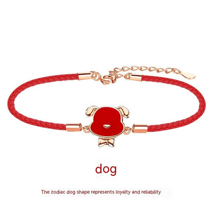 Zodiac Red Rope Bracelet For Women