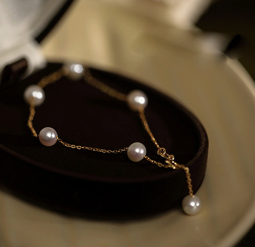 Starry Natural Freshwater Pearl Bracelet For Women