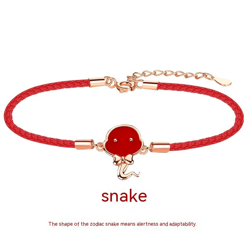 Zodiac Red Rope Bracelet For Women