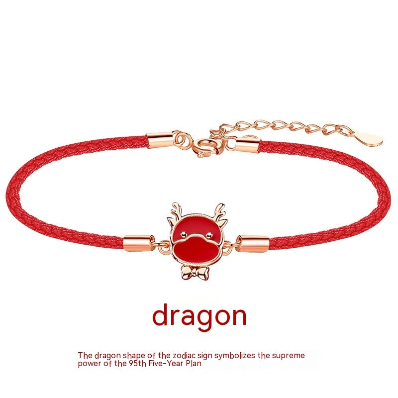 Zodiac Red Rope Bracelet For Women